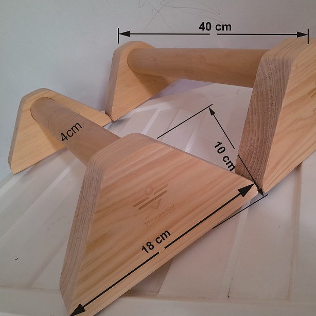 Wooden parallettes - 40CM