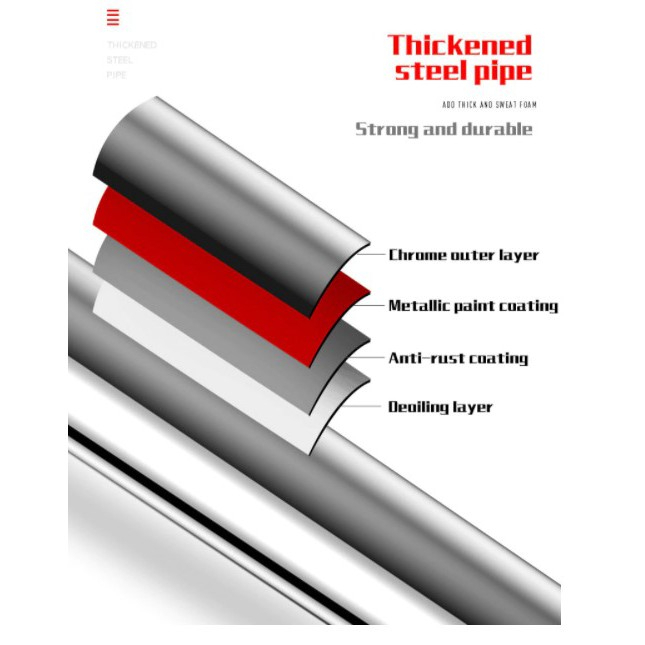 Adjustable door pull up bar (Basic) - pipe feature