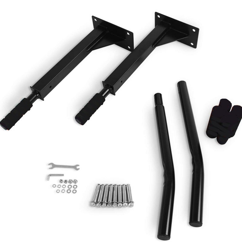 Multifunctional wall mounted pull up bar - components