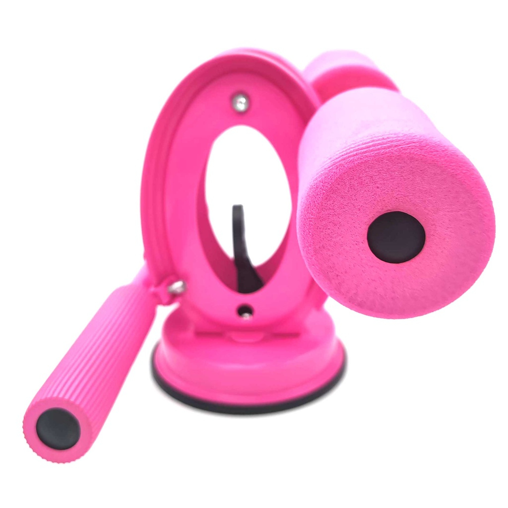 Circular adjustable sit up bar (double rod) - pink color