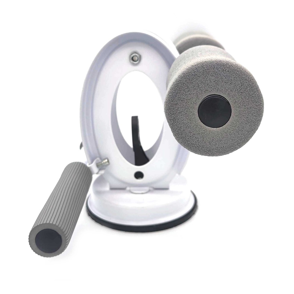 Circular adjustable sit up bar (double rod) - white color