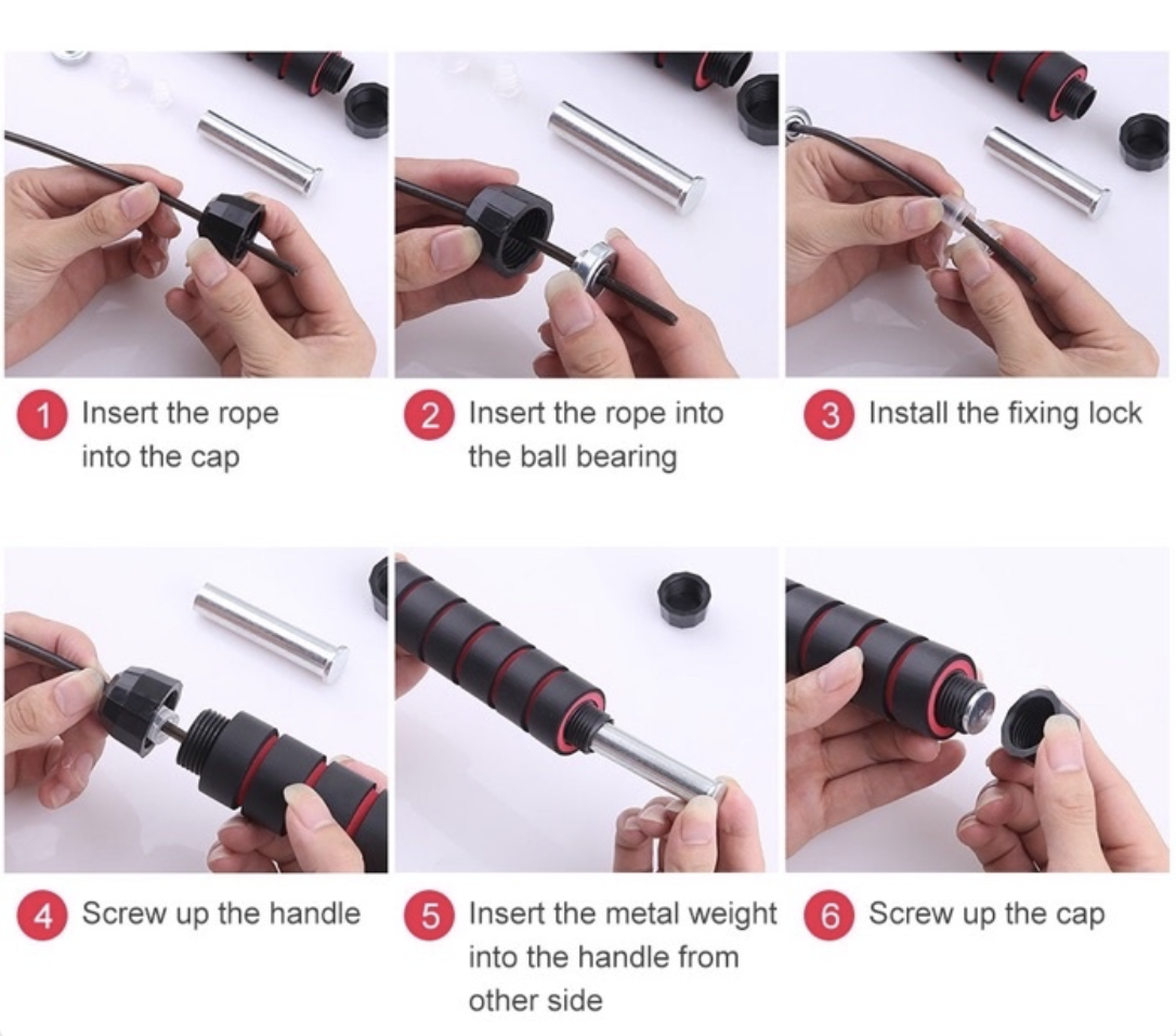 Basic jump rope - installation steps