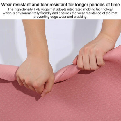 Yoga mat - wear and tear resistant